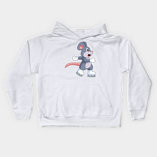 Mouse Ice skating Ice skates Kids Hoodie